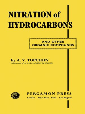 cover image of Nitration of Hydrocarbons and Other Organic Compounds